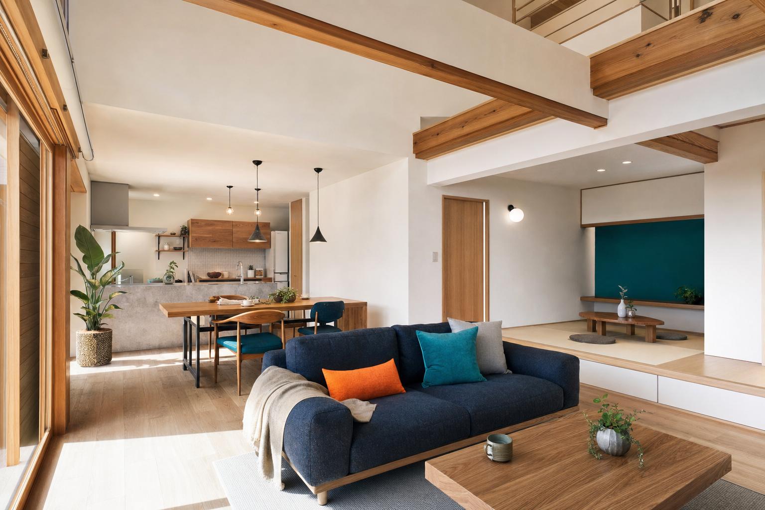 自然素材を活かした住宅